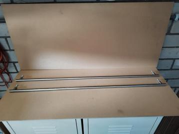 2x grote deurgreep rvs 85 cm lang beschikbaar voor biedingen