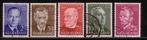 Nederland 1954 641/645 Zomer, Gest, Ophalen of Verzenden, Na 1940, Gestempeld