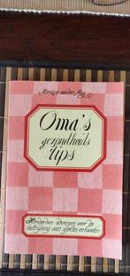 Oma weet raad - gezondheidstips; (als nieuw)  Geschreven doo, Ophalen of Verzenden, Zo goed als nieuw, Gezondheid en Conditie