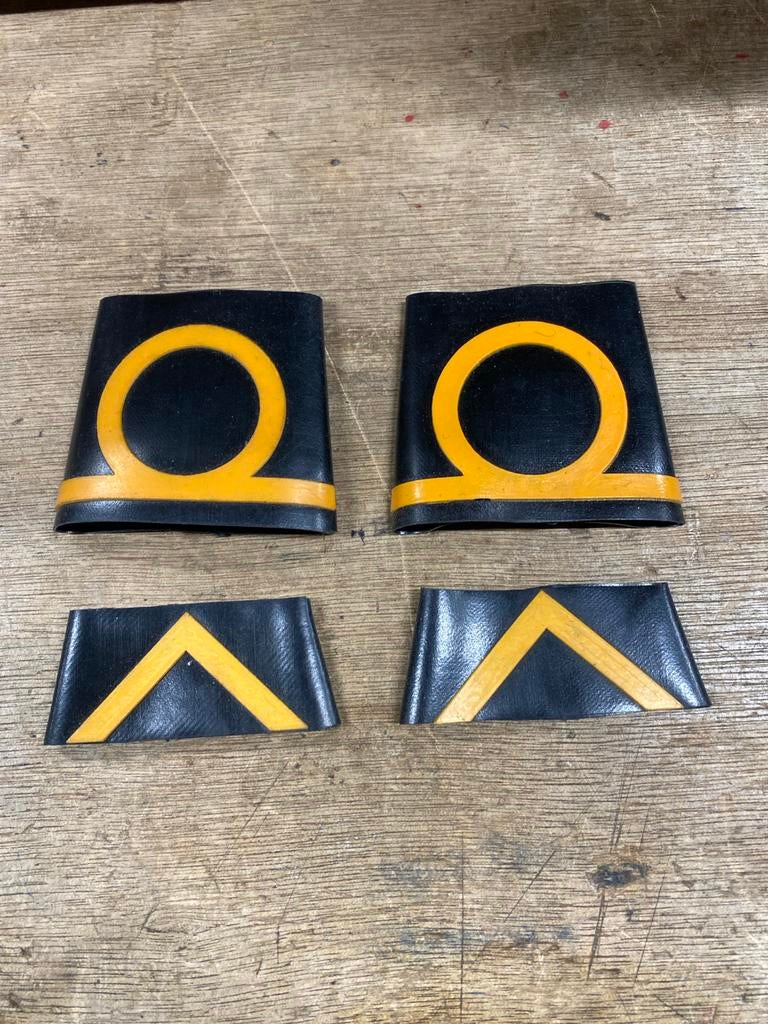 Oude marine schouder epauletten. Belgisch?, G, G, G, Overige typen