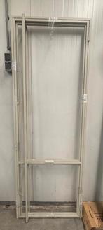 Stalen scharnierdeur met kozijn, Doe-het-zelf en Verbouw, Glas en Ramen, Ophalen, Zo goed als nieuw, Minder dan 80 cm, 160 cm of meer