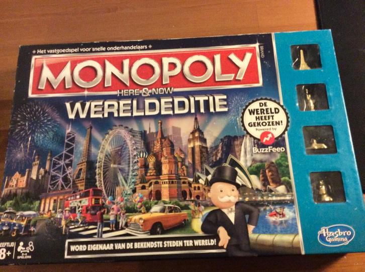 Monopoly wereldeditie, Hobby en Vrije tijd, Gezelschapsspellen | Bordspellen, Een of twee spelers, Drie of vier spelers, Ophalen of Verzenden