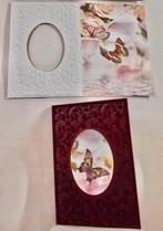 5 kaartjes met enveloppen vlinders vogels rozen nw, Ophalen of Verzenden, Nieuw, Overige thema's