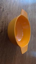 Vintage mepal oranje bakje 10cm diameter melamine retro, Ophalen of Verzenden, Nieuw