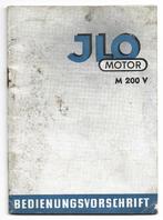 JLO M200 V motor Bedienungsvorschrift handleiding (5251z), Ophalen of Verzenden, Overige merken