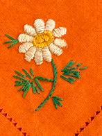 Servet bloem margriet., Ophalen of Verzenden, Nederland