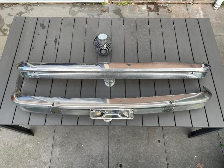 Alfa Romeo 105 Giulia Super bumper voor + achter netjes!, Auto-onderdelen, Carrosserie en Plaatwerk, Bumper, Alfa Romeo, Oldtimer onderdelen