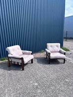 Gratis 2 x stoel fauteuil brutalist, Huis en Inrichting, Stoelen, Ophalen, Gebruikt, X, Eén