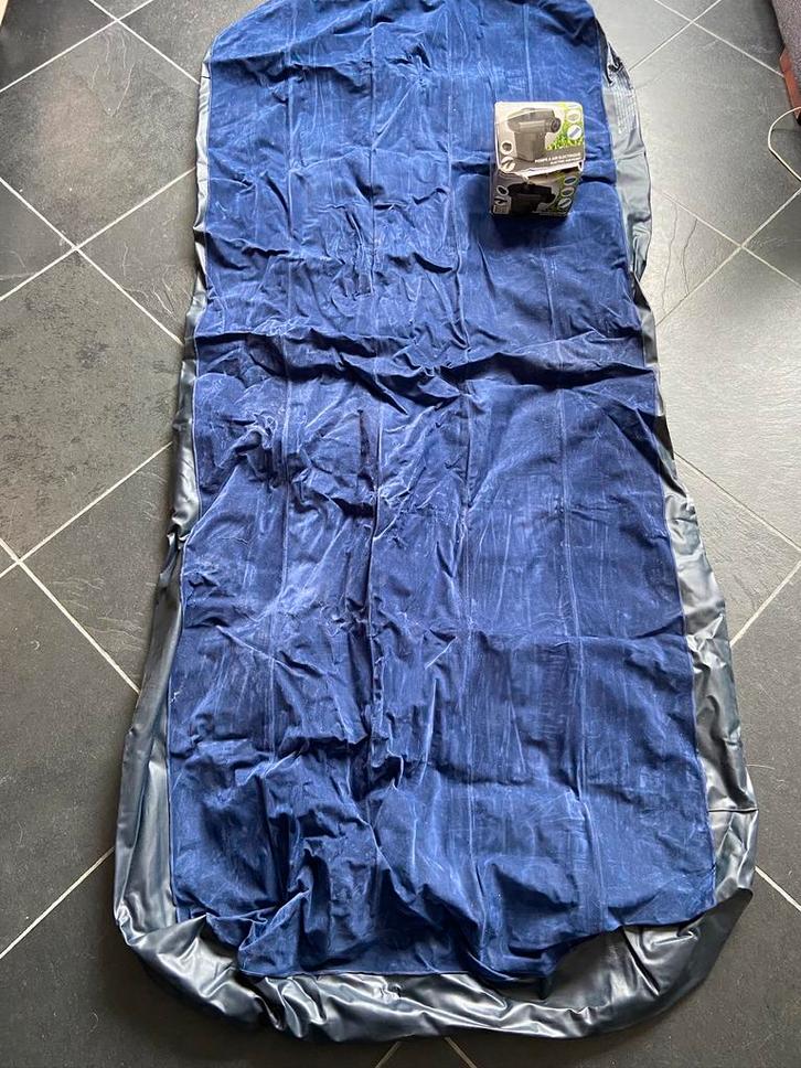 Opblaasbare luchtbed met elektrische luchtpomp compressor, Caravans en Kamperen, Luchtbedden, Ophalen of Verzenden