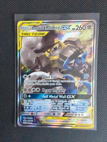 Lucario & Melmetal GX Tag team  beschikbaar voor biedingen