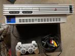 Playstation 2 phat silver, Spelcomputers en Games, Spelcomputers | Sony PlayStation 2, Gebruikt, Phat, Ophalen of Verzenden, Met 1 controller
