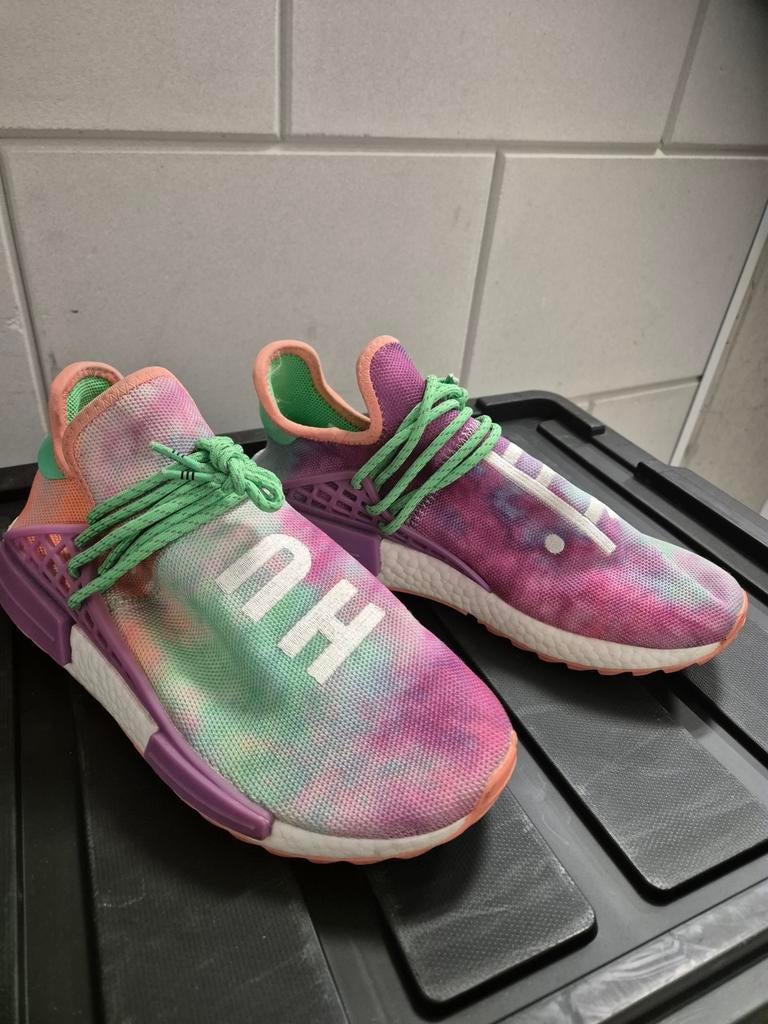 Adidas Pharrell Williams Human Race Multicolor Maat 44, Overige kleuren, Ophalen of Verzenden, Adidas, Sneakers of Gympen