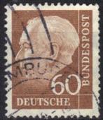 Duitsland Bundespost 1957 - Yvert 127A - Heuss (ST), Postzegels en Munten, Postzegels | Europa | Duitsland, Ophalen, BRD, Gestempeld