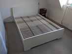 IKEA ASKVOLL bed 140x200 met lattenbodems, Huis en Inrichting, Slaapkamer | Bedden, Ophalen, Gebruikt, Wit, Tweepersoons