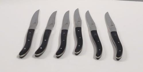 Laguiole by B steak-messen 6 stuks, Huis en Inrichting, Keuken | Bestek, Zo goed als nieuw, Ophalen of Verzenden