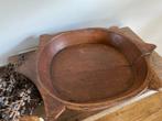 Brocante oude houten schaal, Ophalen of Verzenden