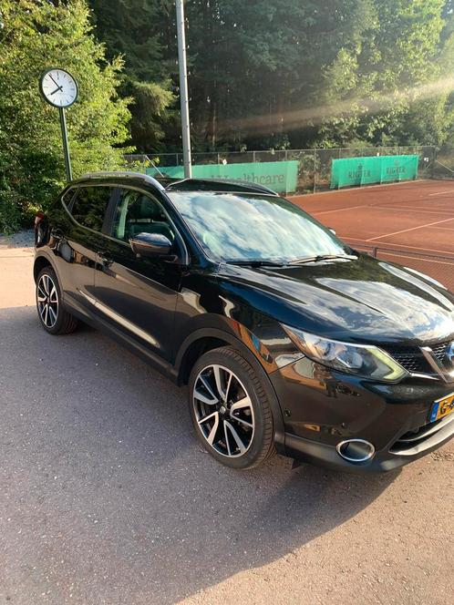 Nissan Qashqai 1.6 DCI 96KW 2WD CVT 2015 Zwart, Auto's, Nissan, Particulier, Qashqai, 360° camera, ABS, Achteruitrijcamera, Adaptieve lichten
