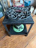 Antiek groen petroleum kookstel, kacheltje met ombouw, Ophalen