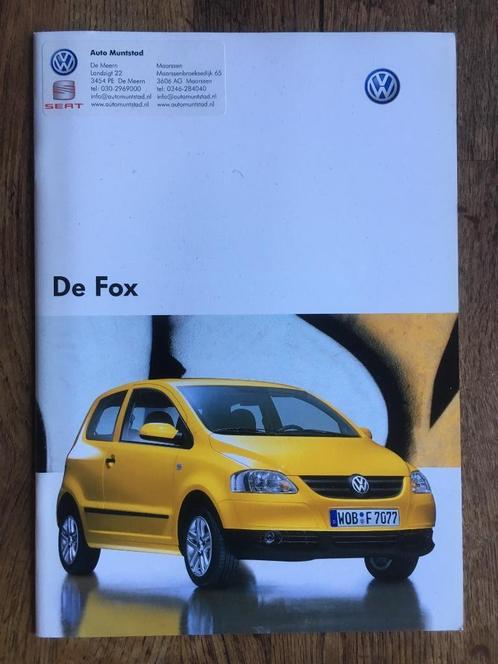 Volkswagen VW Lupo - Volkswagen VW Fox, Boeken, Auto's | Folders en Tijdschriften, Nieuw, Volkswagen, Ophalen of Verzenden