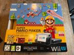 Wii U + Super Mario Maker + harddisk + doos, Spelcomputers en Games, Ophalen of Verzenden, Gebruikt, Met 1 controller
