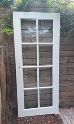 Opdekdeur met facetglas, Doe-het-zelf en Verbouw, Ophalen, 80 tot 100 cm, Binnendeur, Minder dan 200 cm