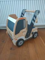 Houten loopwagen vrachtwagen, Ophalen, Gebruikt