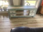 Tv kast gekleurd sloophout, Ophalen, 150 tot 200 cm, Zo goed als nieuw, Minder dan 100 cm