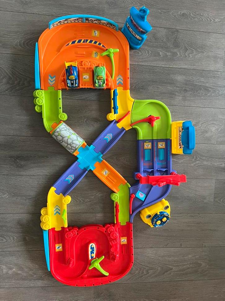 Vtech toet toet auto’s racebaan, Kinderen en Baby's, Speelgoed | Vtech, Zo goed als nieuw, 2 tot 4 jaar, Ophalen