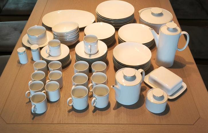 55-delig porselein servies Thomas Germany, Huis en Inrichting, Keuken | Servies, Zo goed als nieuw, Compleet servies, Overige stijlen