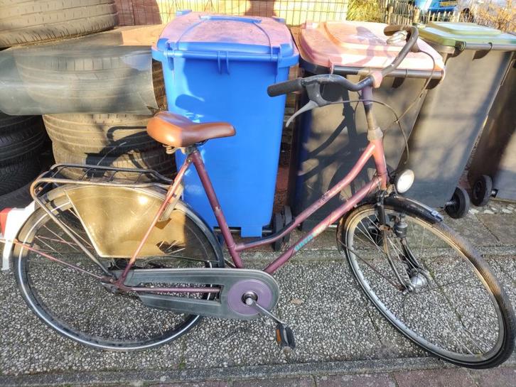 28 inch STATION dames fiets, Fietsen en Brommers, Fietsen | Dames | Damesfietsen, Gebruikt, Overige merken, 56 cm of meer, Ophalen