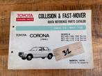Onderdelencatalogus Toyota Corona, Ophalen of Verzenden