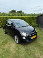 Fiat 500 0.9 Twinair 2011 Zwart, Auto's, Voorwielaandrijving, Zwart, Leder en Stof, 24 km/l