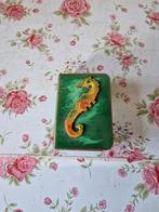 Oud geëmailleerd luciferhouder zeepaardje, Antiek en Kunst, Ophalen of Verzenden