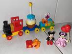 Duplo Disney Mickey en Minnie Mouse feest trein, Gebruikt, Ophalen of Verzenden, Duplo, Duplo