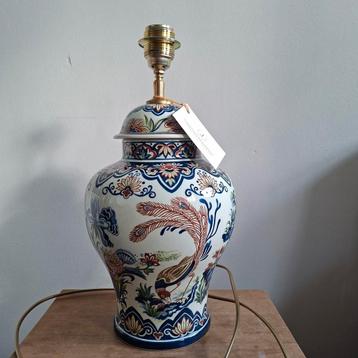 Vaaslamp van oude Boch vieux rhodes dekselvaas  beschikbaar voor biedingen