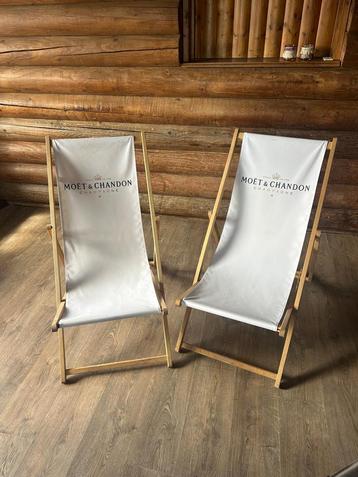 Moët & Chandon strandstoelen beschikbaar voor biedingen