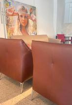 SALE Leolux Mayon fauteuils Raffino leer nieuw €7660, Huis en Inrichting, Ophalen