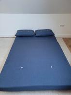 Slaapbankje, Blauw, Zo goed als nieuw, Twijfelaar, 120 cm