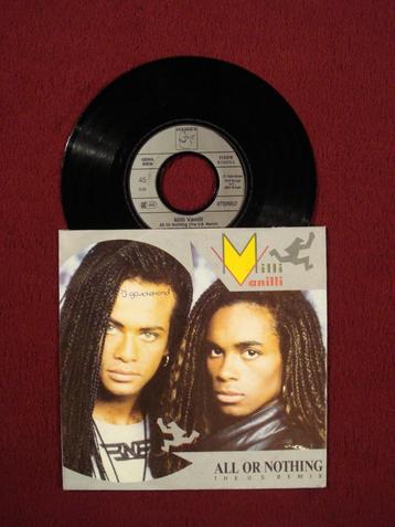 Milli Vanilli 7" Vinyl Single: ‘All or nothing’ (Duitsland) beschikbaar voor biedingen