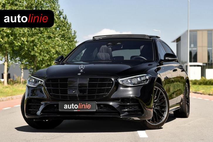 Mercedes-Benz S-klasse 450 e AMG Line. Nappaleder, 4W sturin, Auto's, Mercedes-Benz, Bedrijf, Te koop, S-Klasse, 360° camera, ABS