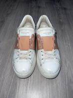 Valentino Garavani open sneaker. Wit met glanzende roze band, Ophalen of Verzenden, Gedragen, Wit, Sneakers of Gympen