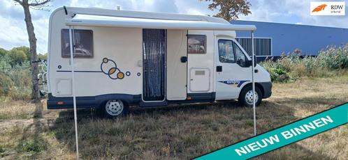 Fiat 2.0 jtd Sea half integraal 590 fransbed AIRCO LIVING, Caravans en Kamperen, Campers, Half-integraal, Fiat, Diesel, Handgeschakeld