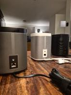 SONOS play1 (wit/zwart) en One (zwart), Audio, Tv en Foto, Luidsprekers, Ophalen, Zo goed als nieuw, Sonos, Minder dan 60 watt