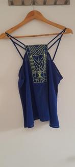 Soho top maat 2, Kleding | Dames, Tops, Gedragen, Blauw, Maat 38/40 (M), Zonder mouw