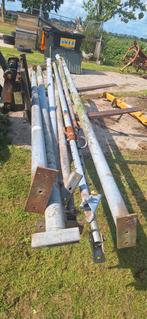 div buismateriaal w.o. schroefstempels, Doe-het-zelf en Verbouw, Steigers, Ophalen, Gebruikt, Overige typen, Minder dan 2 meter