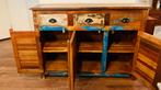 Dressoir / kast Jakarta van gerecycled hout, Huis en Inrichting, Ophalen, 100 tot 150 cm, Zo goed als nieuw, Met deur(en)
