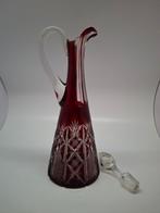 Kristallen Vintage Wijnkaraf, Ruby Red, 38 cm, Ophalen of Verzenden