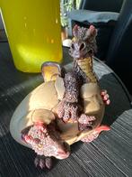 hrones drakenbeeldjes – 2 stuks – uit drakenei, Verzamelen, Beelden en Beeldjes, Ophalen of Verzenden, Gebruikt, Fantasy