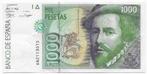Spanje 1000 PESETAS 1992 P163, Postzegels en Munten, Bankbiljetten | Europa | Niet-Eurobiljetten, Los biljet, Overige landen, Verzenden