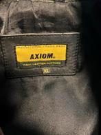 Zwarte Leren Herenjas Axiom XL, Ophalen of Verzenden, Gedragen, Maat 56/58 (XL), Zwart